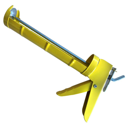 PIŠTOLA ZA SILIKONSKI KIT Hoby, z zobato letvijo.