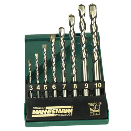 SVEDRI ZA UDARNO VRTANJE Cilindrični, 8-delna grt. v PVC škatli.