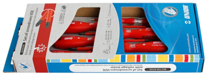 IZVIJAČI PLOŠČATO KRIŽNI VDE V KARTONU Art.603CS6ATVD, s preizk.