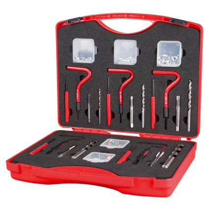 ORODJE ZA POPRAVILO NAVOJEV HSS, v PVC kovčku.