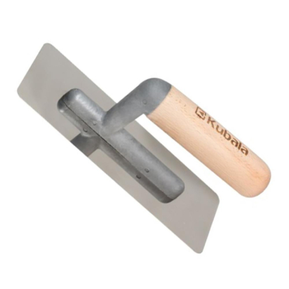 GLADILKA ZIDARSKA Lesen ročaj, trapezna oblika, INOX.