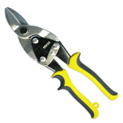 ŠKARJE ZA PLOČEVINO Ravno rezanje, na obešalu, POPAR.