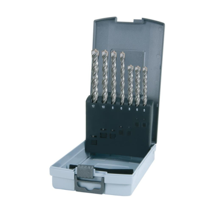 SVEDRI UDARNI SDS-plus Dvorezni, PVC embalaža, 7-delna grt.