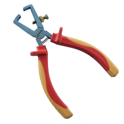 KLEŠČE ZA SNEMANJE IZOLACIJE VDE Kromirane, na obešalu. POPAR.