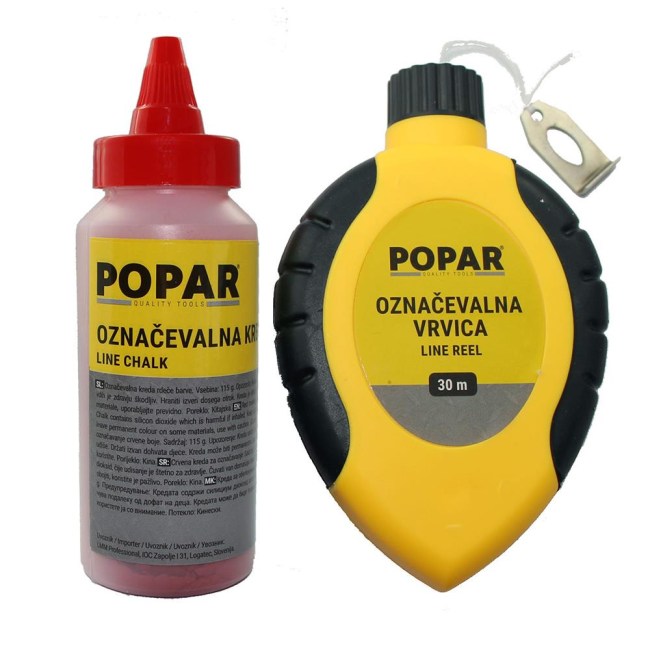 VRVICA OZNAČEVALNA IN KREDA Blister embalaža, POPAR.