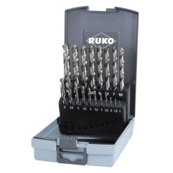 SVEDRI SPIRALNI DIN 338 - BRUŠENI HSS-G, PVC embalaža.