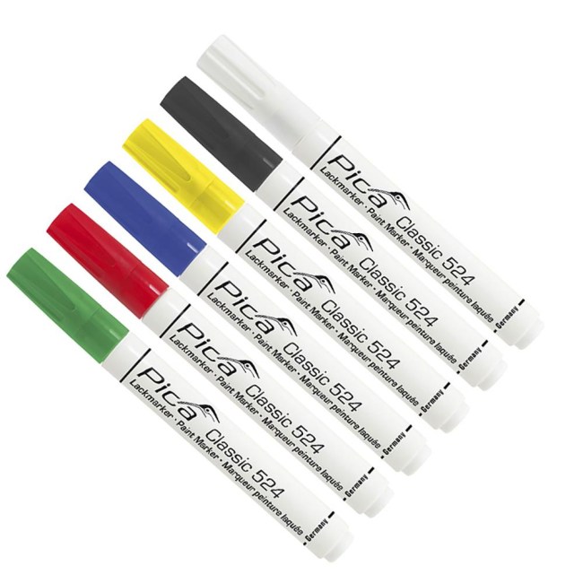 MARKER INDUSTRIJSKI Okrogla konica permanent. V škt.10 kos.