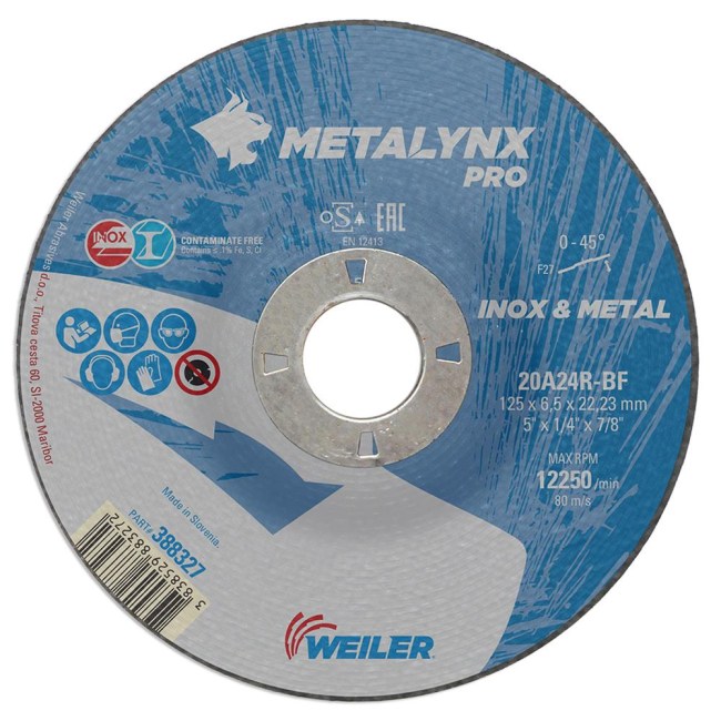 PLOŠČA BRUSNA ZA INOX Metalynx PRO.