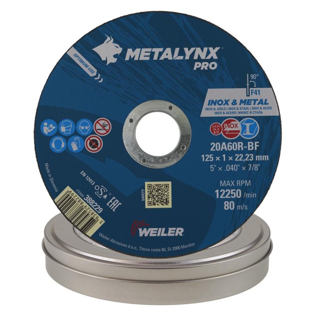 PLOŠČA REZALNA ZA INOX Metalynx PRO. Kov.emb.