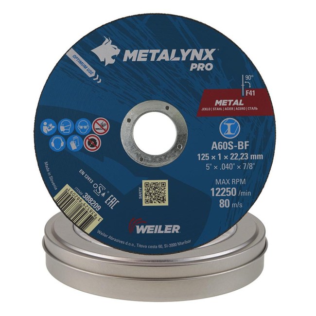 PLOŠČA REZALNA ZA JEKLO Metalynx PRO. Kov.emb.