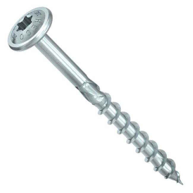 VIJAK ZA LESENE KONSTRUKCIJE TOPIX PLUS Ravna glava, delni navoj.