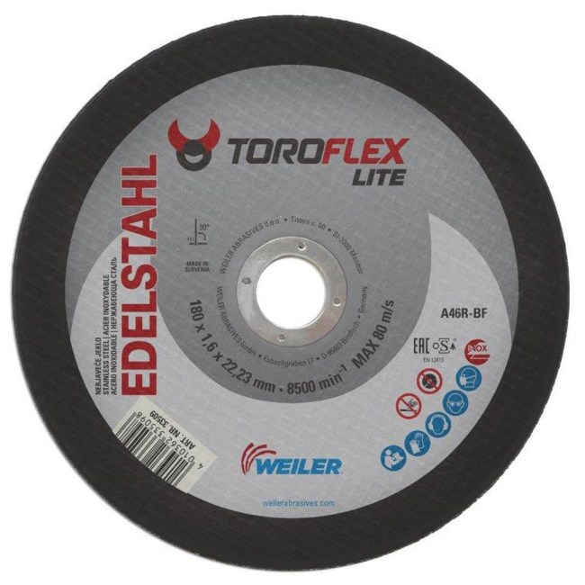 PLOŠČA REZALNA ZA INOX Torolite.